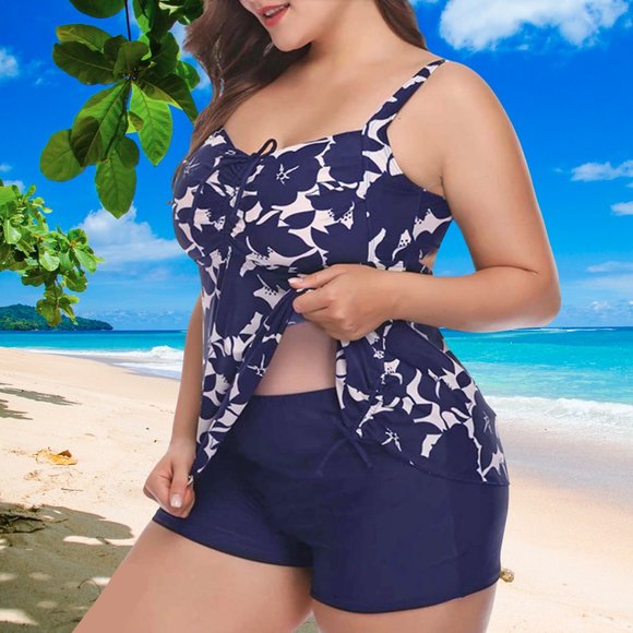 Amaya | Floral Tankini Set